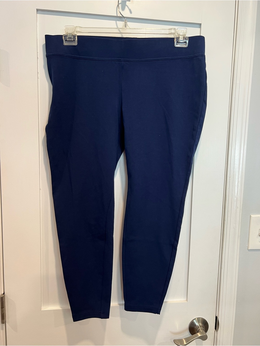 Lands' End Navy Starfish  Ankle Leggings